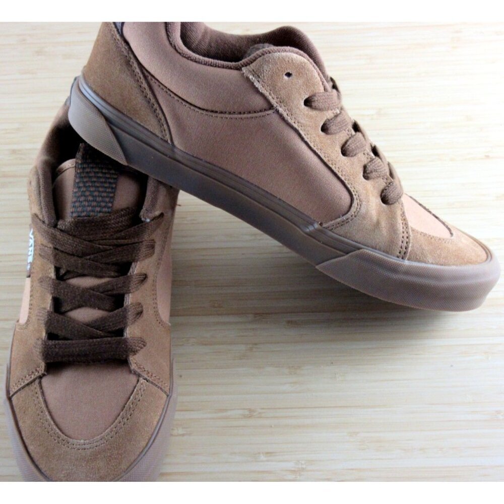 Vans Men's Chukka Push Chipmunk Brown Canvas Suede Skate shoes Sizes NIB - Picture 4 of 7